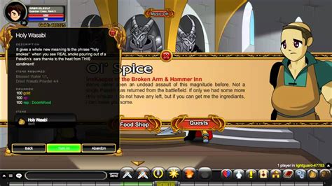 blessed water aqw|Holy Wasabi .